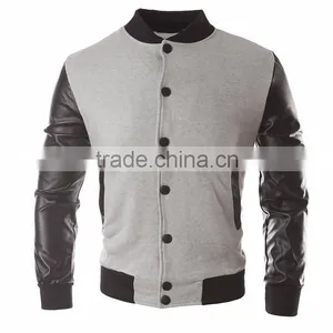 2016 Top Quality Wool Custom Letterman Baseball College Varsity Jacket thumbnail-2