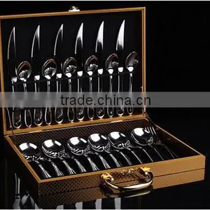 24 Piece Stainless Steel Dinner Set Cutlery Set thumbnail-1