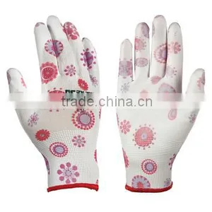 Antistatic pu Coated Gloves/ Nylon Work Gloves thumbnail-5