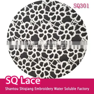 2016 Beautiful Lace Accessory Design 100% Polyester Lace Fabric With Flower Design thumbnail-1