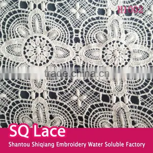 2016 Whole Sale Lace Accessory 100% Cotton Embroidery Full Lace for Garment thumbnail-1