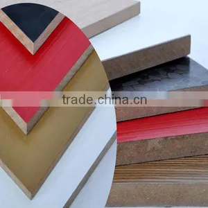 4x8 E2 Glue Colorful Melamine Faced MDF Board Factory thumbnail-1