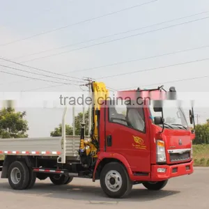 Howo 4*2 2T Ton Truck Mounted Crane for Sale SQ34Z2 thumbnail-1