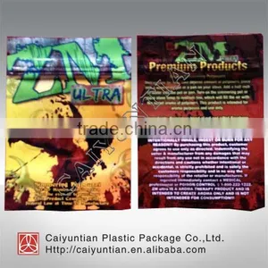 zm Ultra Foil Plastic Bag With Zipper / Hot Selling Customized Package Bags thumbnail-2