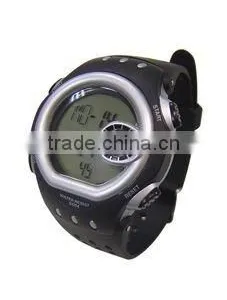 LP1103 Digital LCD Display Promo Gift Plastic Sport Multi-Function Pulse Watch thumbnail-1