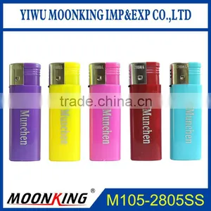 Cheapest Plastic Material Windproof Flame Electronic Lighter thumbnail-1