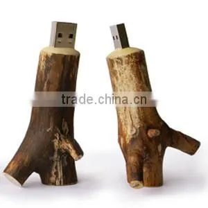 Branches Style Wooden USB Memory Drive, Promotion Usb Disk thumbnail-2