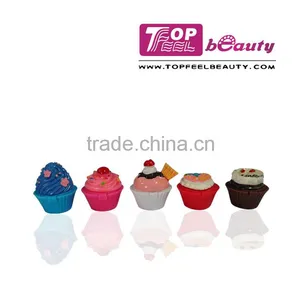 2016 Newest Cute Cupcake Shape Lipbalm for Kids thumbnail-1