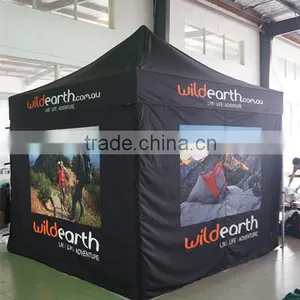 Folding Gazebo 10x10 ft Digital Printing 300g Polyester With Pvc Coating thumbnail-1