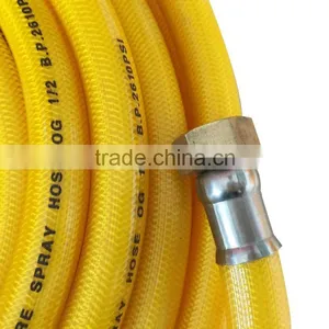 YONG HANG PVC YELLOW BRAIDED 1/2 FOR AGRICULTRAL HIGH PRESSURE SPARY HOSE thumbnail-2
