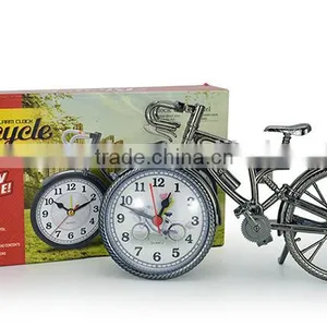 (bicycle) Classic Design Antique Desk Clock Table Desk Clock Antique Desk Clock for Decoration thumbnail-1