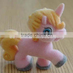 Nice Plastic Flocked Animal Horse Toy for Kids thumbnail-1