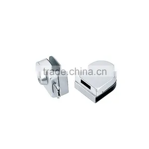 KG-05L Sliding Glass Door Push Lock/Stain Iron Lock for Glass Door Wholesaler thumbnail-2