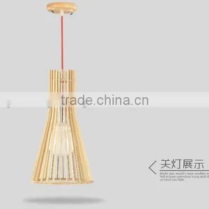 New Modern Designer Wood Led Pendant Light for Restaurant JK-8005B-03 Wooden LED Pendant Light thumbnail-3