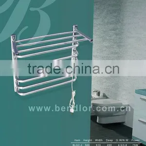 Wall Mounted Stainless Steel ELECTRONIC TOWEL RACK With Top Shelf (BLG2-2) thumbnail-1