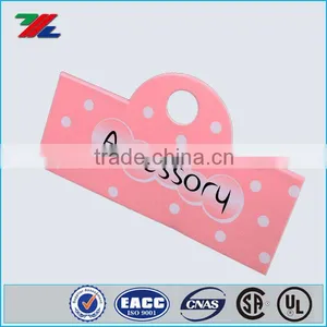 Pink Color Glossy New Design Fold Header Card for Hair Accessory Quality Choice thumbnail-1