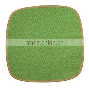 Children Square Green Plastic Chair or Ground Sitting Cushion Mats thumbnail-1
