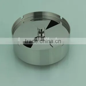 Advanced Lidded Ash Holder Stainless Steel Ashtray thumbnail-4