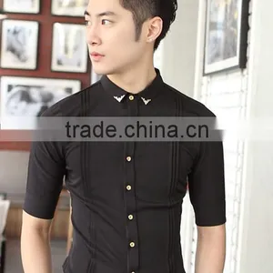 Red Color Men Half Sleeve Shirts thumbnail-2