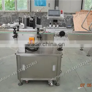 28 Shanghai Manufacturer High Efficiency Glass/ Plastic Round Bottle Labeling Machine thumbnail-1
