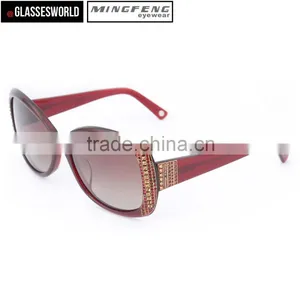 OEM 2015 Luxury UV400 Designer CE Fashionable Women Sunglasses Cool Wholesale in China Factory thumbnail-3