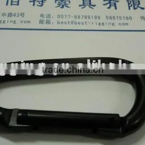 Hot Sale High Quality Black Flat Spring Snap Hook thumbnail-2