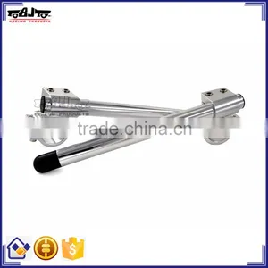 BJ-COHB-048B Custom 48mm CNC Billet Alloy Riser Motocross Clip On Handle Bar For Honda CBR600RR thumbnail-1
