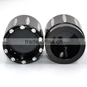 BJ-FS-HA001 High Quality Black Deep Edge CNC Billet Alloy Motorcycle Front Axle Cap Universal for Harley Davidson and Choppers thumbnail-4