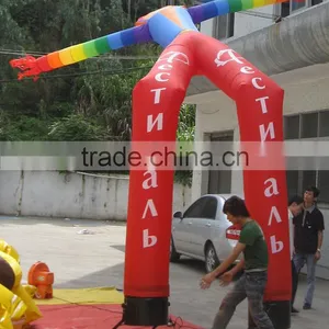 Cheap Colorful Inflatable Man Sky Dancer thumbnail-6