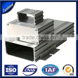 2015 High Quality Hot Selling Customized Polished 6063 Material Aluminum Shell Case Box Housing Extruded Profile thumbnail-2