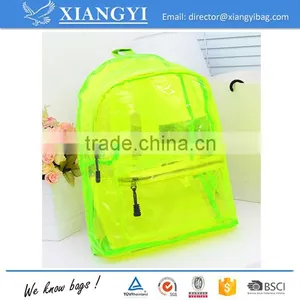 New Design Wholesale High Quality 50C PVC Water Proof Teenage Backpack Daypack Supplier's Choice thumbnail-1