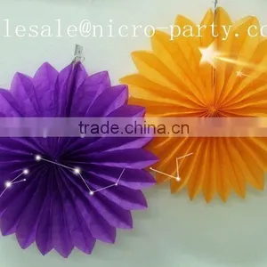 Hot Sale !wholesale Wedding Favors Decorations Tissue Paper Fan thumbnail-3