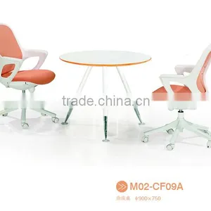Simple Around Small Meeting Table Factory Price Melamine Wood DXS16 thumbnail-1