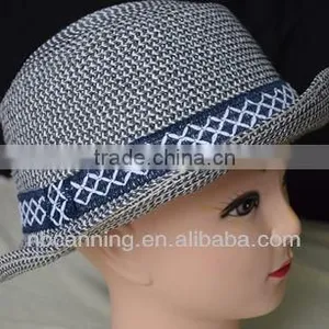Summer Straw Hat/men Hats/plain pp Plaid Hats Wholesale thumbnail-1