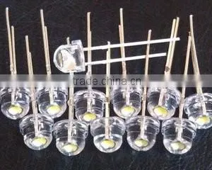 DY Red and Green BI-COLOR LED Diode 3MM Round With Domed Top Light Emitting Diode ( Lens Color Diffused White ) thumbnail-3