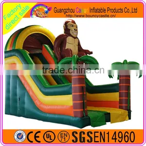 Monkey Inflatable Dry Slide for Sales thumbnail-2