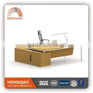 (MFC)DT-22-24 Melamine Modern Executive Office Desk thumbnail-1