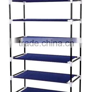 6 Layers Waterproof Folding Rotating Shoe Rack for Sale thumbnail-1