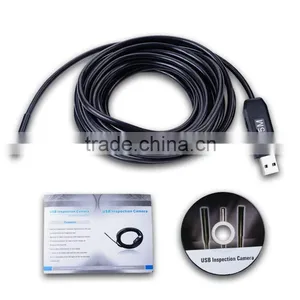 Mini USB Waterproof 5.5mm Inspection Camera With 5m Cable 6 LEDs Lights Endoscope thumbnail-6