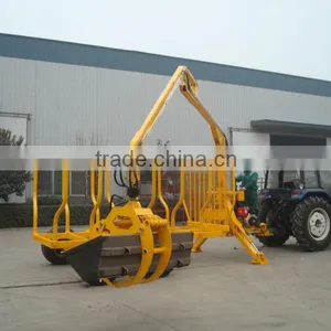 For Mariana Timber Trailer With Crane,Log Trialer With Crane (1 Ton,3 Ton,5 Ton,8 Ton,10ton,12 Ton) ) thumbnail-1