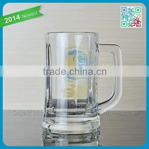 SH486 Suitable Size Glass Cup Mug Tumblers With Handle Beer Glass Mug Cups With Handle Glasses Cups Mugs thumbnail-4