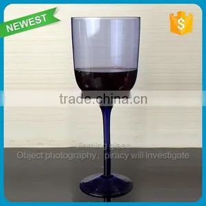 Glass Color Goblet Dark Purple Glass Goblet Cup Drinking Wine Goblet Cup Color Glass thumbnail-3