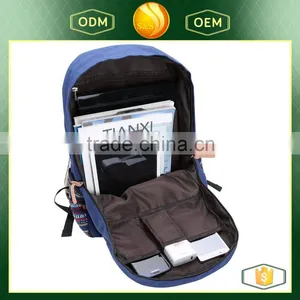 Fashionable Large Capacity Canvas Laptop School Backpack thumbnail-3