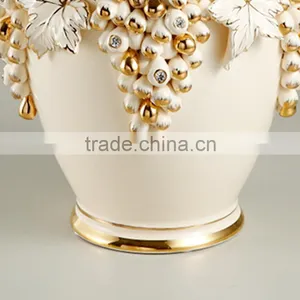 Wholesale Modern Hand Embossed 12"Ceramic Flower Vases thumbnail-6