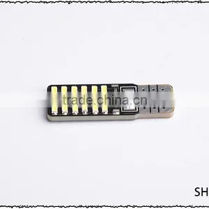 SHAEN New Type 20W 3014 24SMD White/yellow/red T10 Auto Led Light thumbnail-4
