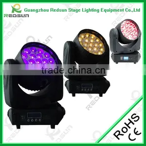 Lowest Price High Quality Newly Optical Stage Stairs LED 19 PCS 15W RGBW Moving Head With Zoom thumbnail-6