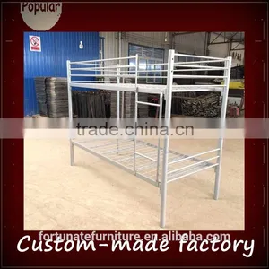 Hebei Bazhou Detachable Strong Wrought Iron Metal Bunk Bed thumbnail-1