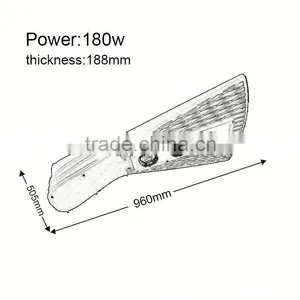 High Lumen Bridgelux Waterproof 120w Led Low Bay Lighting thumbnail-2