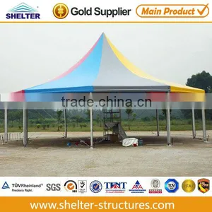 White Hexagonal Wedding Tent thumbnail-1