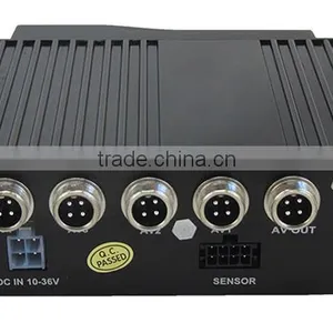 Professional Vehicle Monitoring 4CH Sd Card Mobile DVR With Free Client Software thumbnail-4